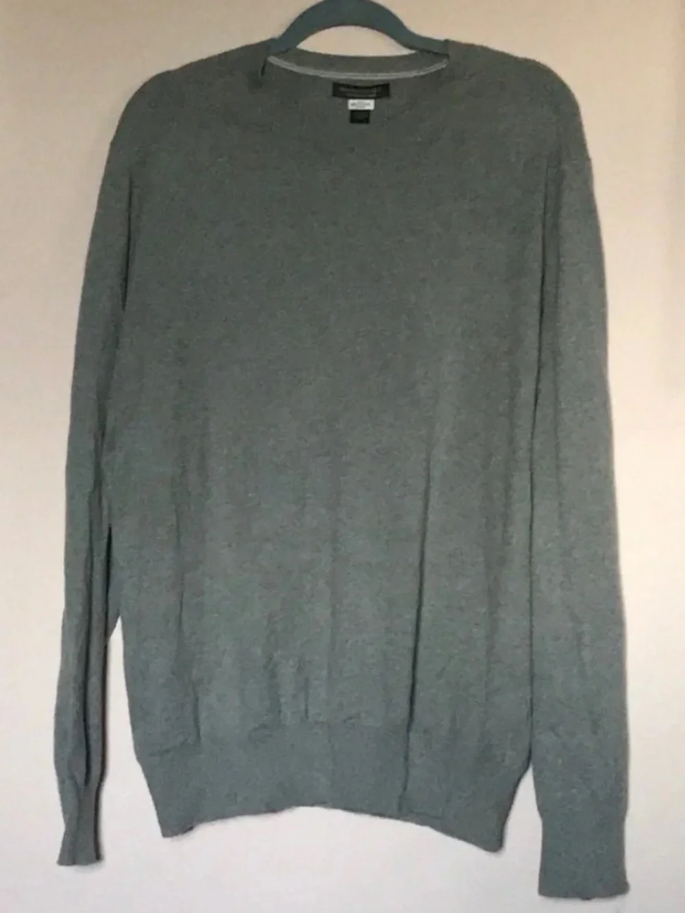 Banana Republic grey cotton cashmere sweater XL